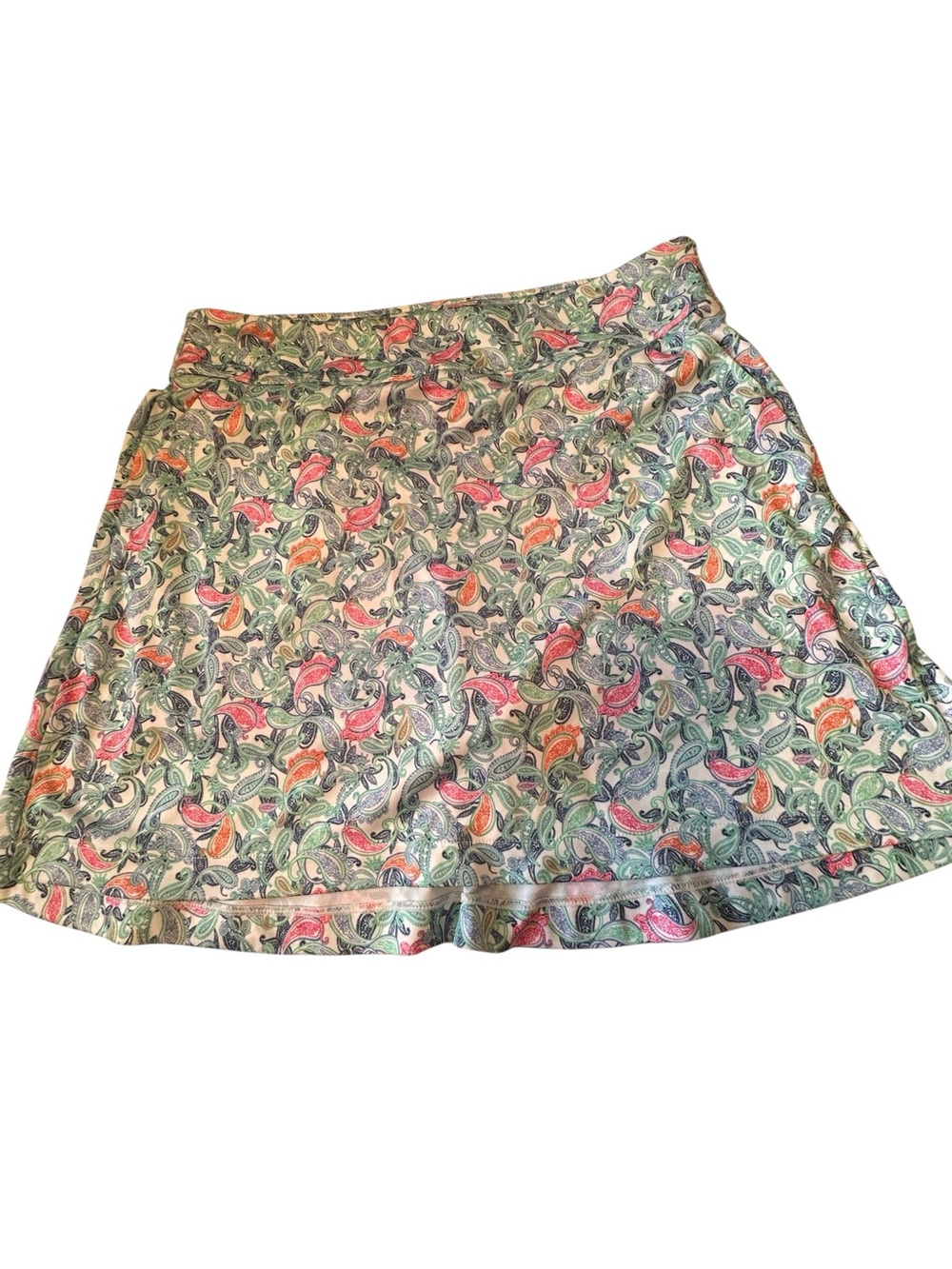 Greg Norman Printed Paisley Women’s Shorts Skort Tennis Athletic Medium
